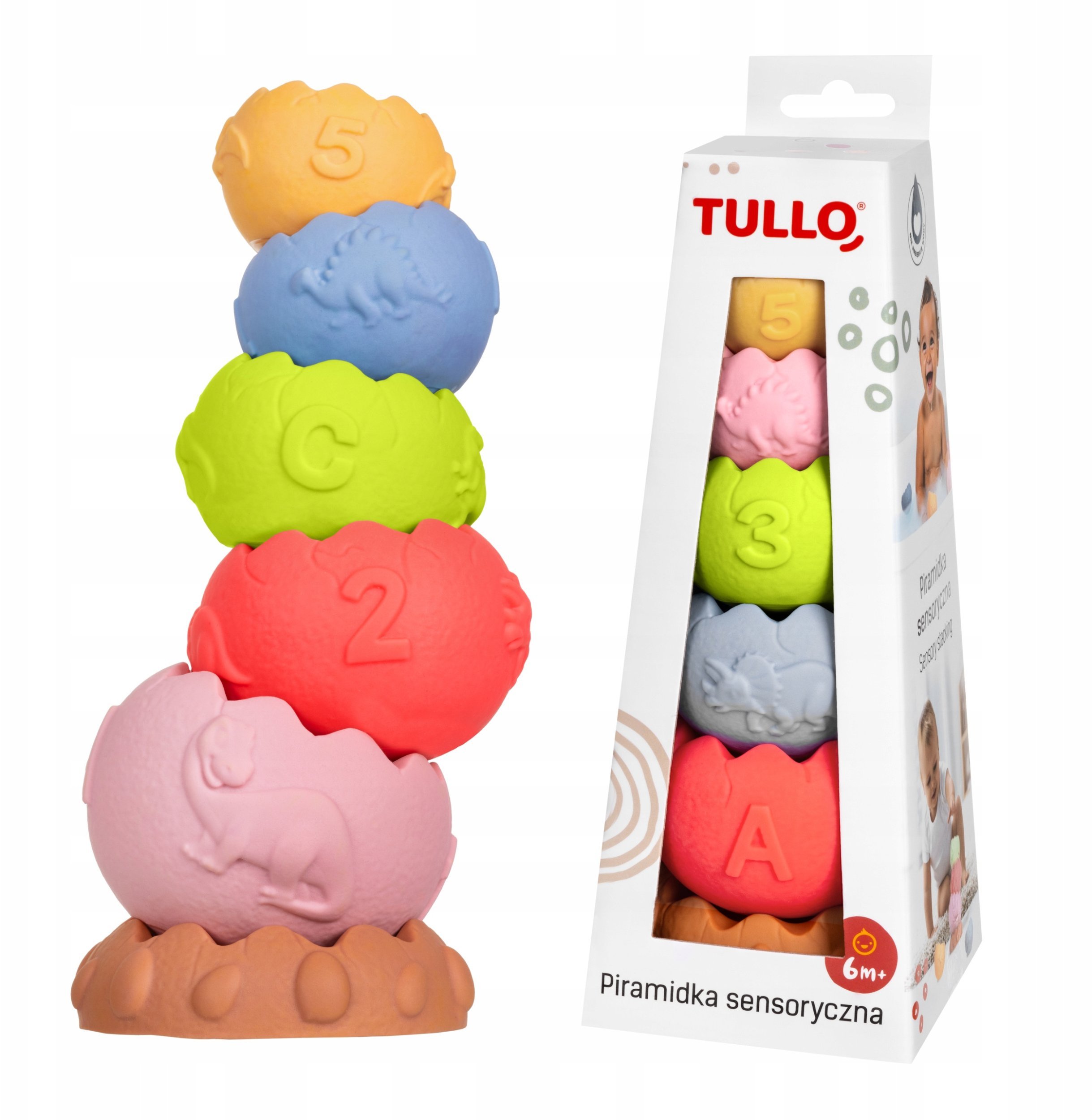 Piramida sensoryczna edukac.bez dziurki 620 76204