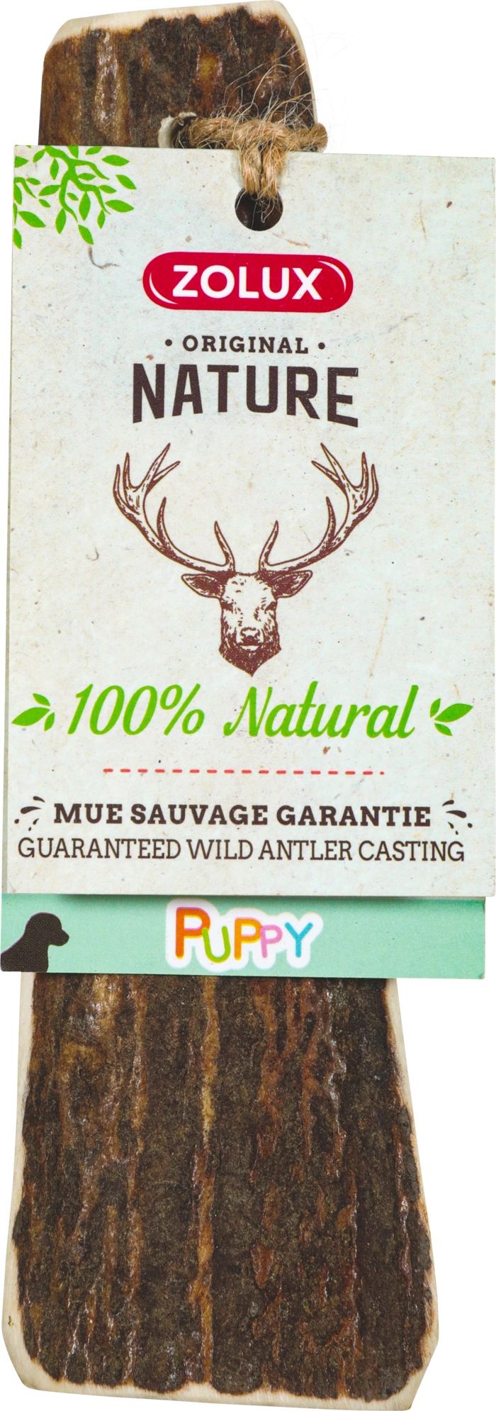Zolux Poroże jelenia PUPPY oszlifowane krawędzie