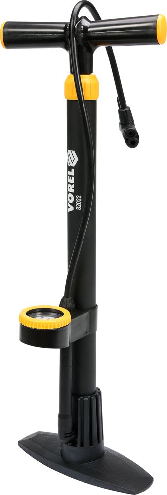 Vorel Pompka słupkowa z manometrem 0-1,1MPa 60cm,podwójna głowica (82022)