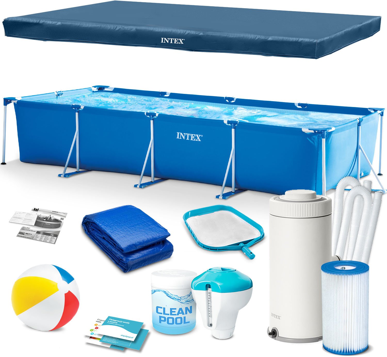 Intex Basen stelażowy 450x220cm 16w1 (28274)