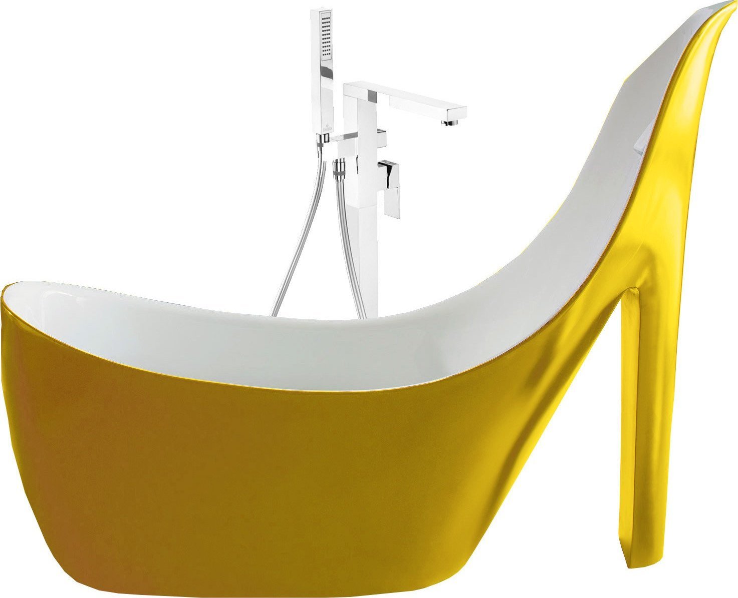 Wanna Toule Wanna 200x80x150 damska szpilka syfon akryl nowa złota