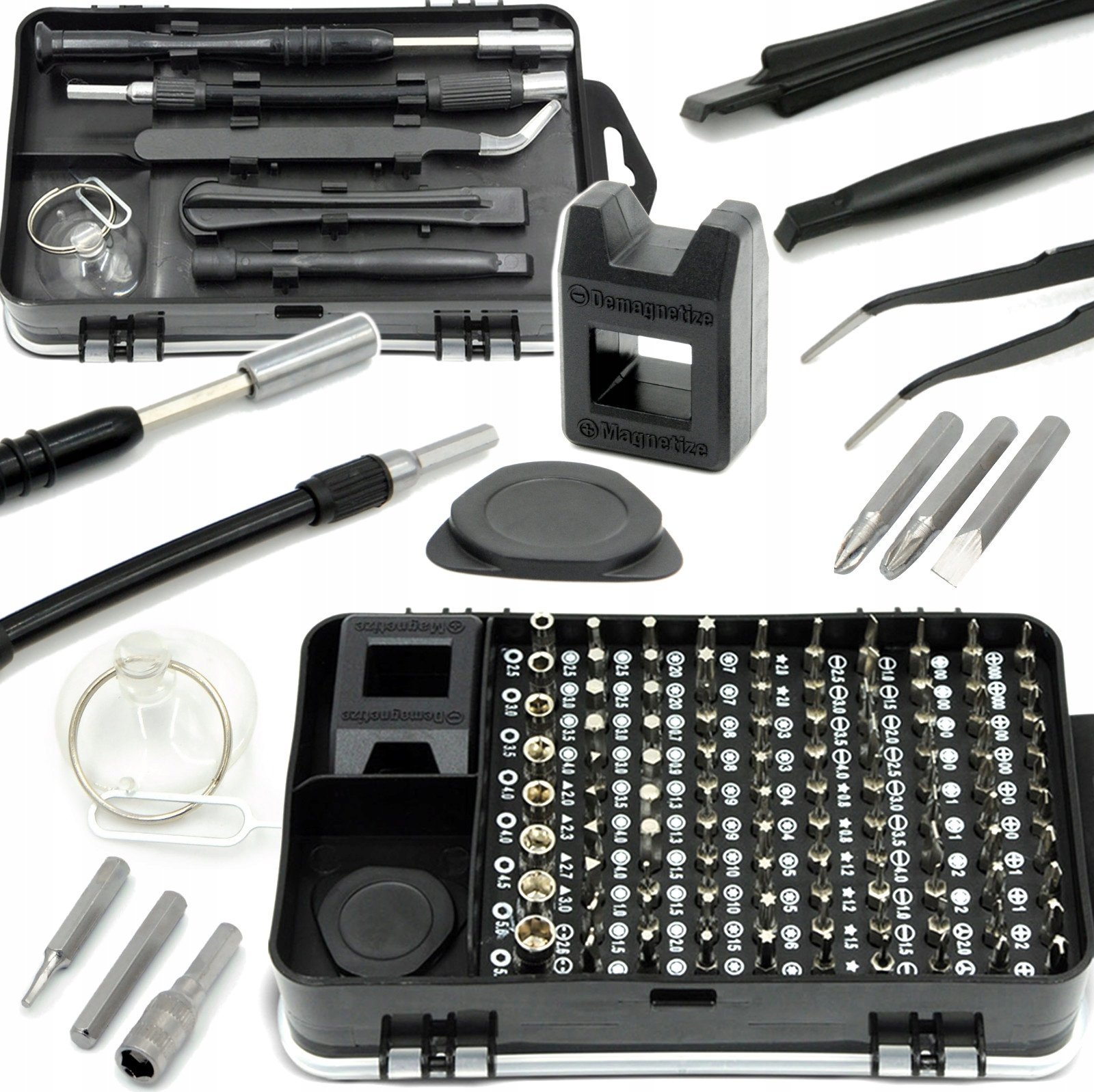 Geko Zestaw bitów i narzędzi do prac precyzyjnych 115el (20)