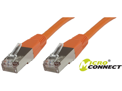 MicroConnect S/FTP CAT6 0.25m Orange LSZH - SSTP60025O