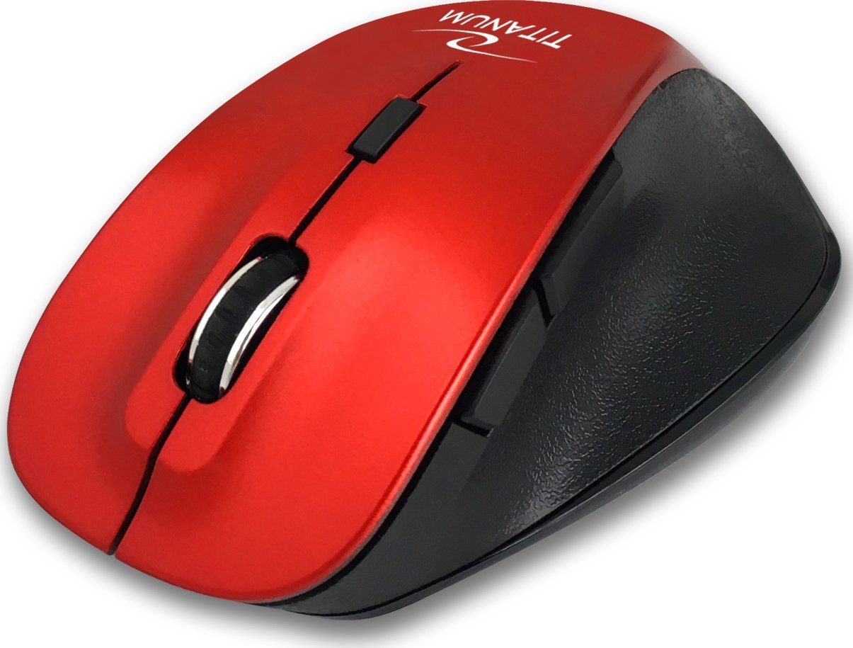 Mysz Titanum TM122R Titanum mysz bezprz. bluetooth 6d opt. fornax czerwona
