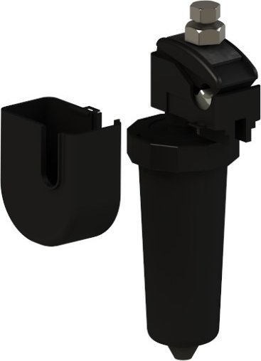 ALPAR Bezpiecznik napowietrzny 25A z zaciskiem do linii nieizolowanych AL. 25-70 z nakrętką zrywalną