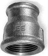 Odlewnia Zawiercie Mufa redukcyjna M2 6/4 x 1" czarna