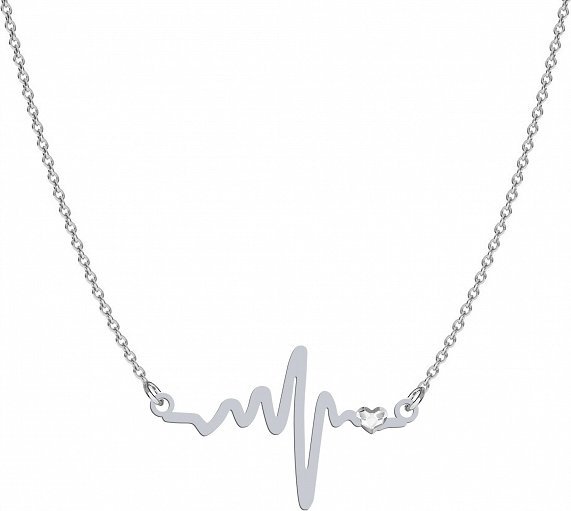 Radziszewska Jewellery Naszyjnik Srebrny Linia Życia Łańcuszek Dedykacja Biżuteria Prezent