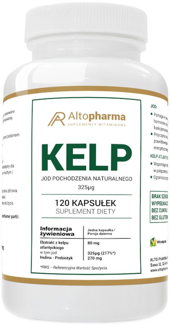ALTOPHARMA_Kelp Jod Naturalny 325µg suplement diety 120 kapsułek