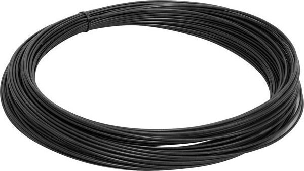 UN DRUT OCYNKOWANY POKRYTY PCV. 3.0*3.8MM GRAFIT