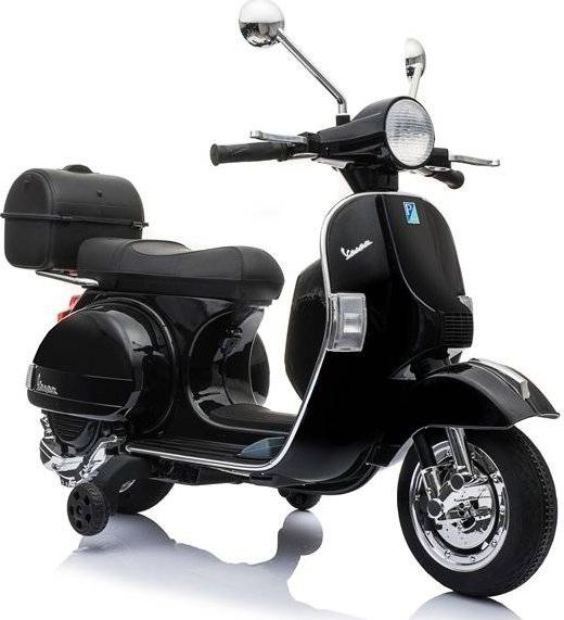 Lean Cars Skuter na Akumulator Vespa Czarny