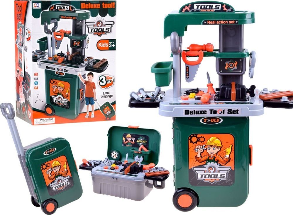 Jokomisiada Warsztat narzędzia w walizce 3w1 majster ZA3168