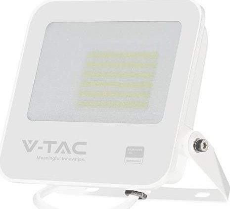 Projektor LED V-TAC 50W SAMSUNG CHIP PRO-S Biały VT-44055 6500K 4270lm 5 Lat Gwarancji