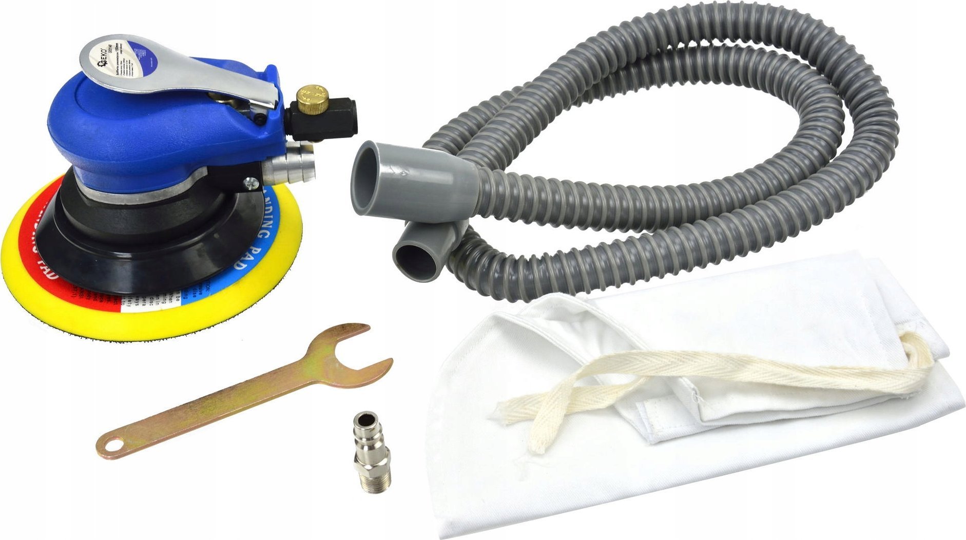 Szlifierka Geko Szlifierka pneumatyczna 150mm /odpył własny/(12)