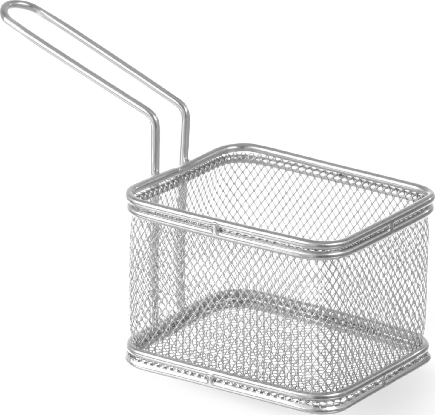 Hendi Koszyk miniaturowy do smażonych przekąsek stal nierdzewna 100x80x75mm - Hendi 426425 Koszyk miniaturowy do smażonych przekąsek stal nierdzewna 1