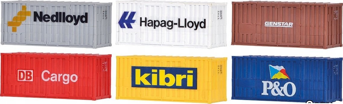 Kibri 10924 H0 20 container 1 stk