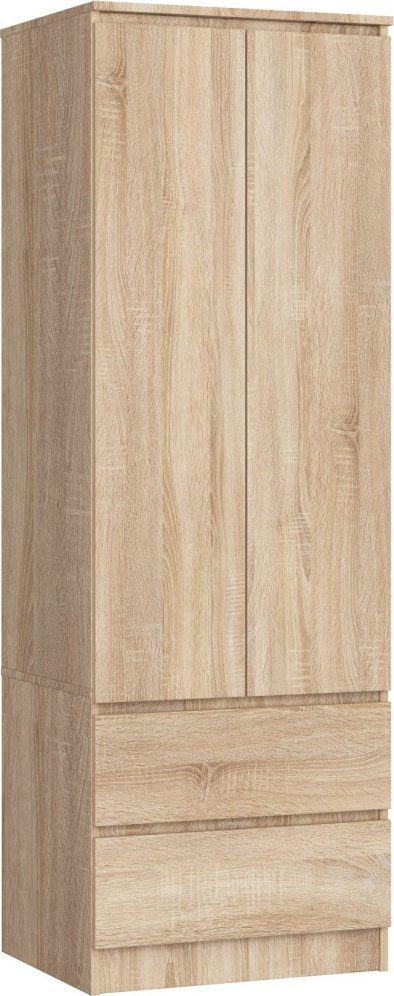 Fabryka Mebli Akord SZAFA STAR S 60 cm 2 DRZWI 2 SZUFLADY SONOMA