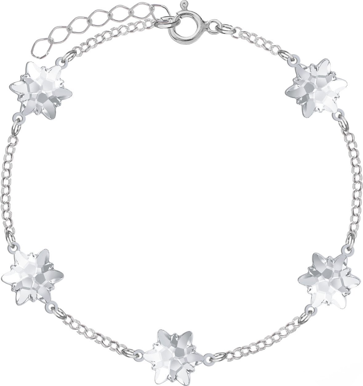 Radziszewska Jewellery Bransoletka Srebrna Płatki Śniegu Boże Narodzenie