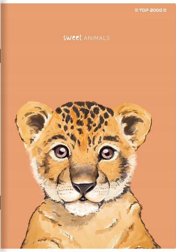 Top 2000 Zeszyt Top 2000 Sweet Animal A5/80k kratka