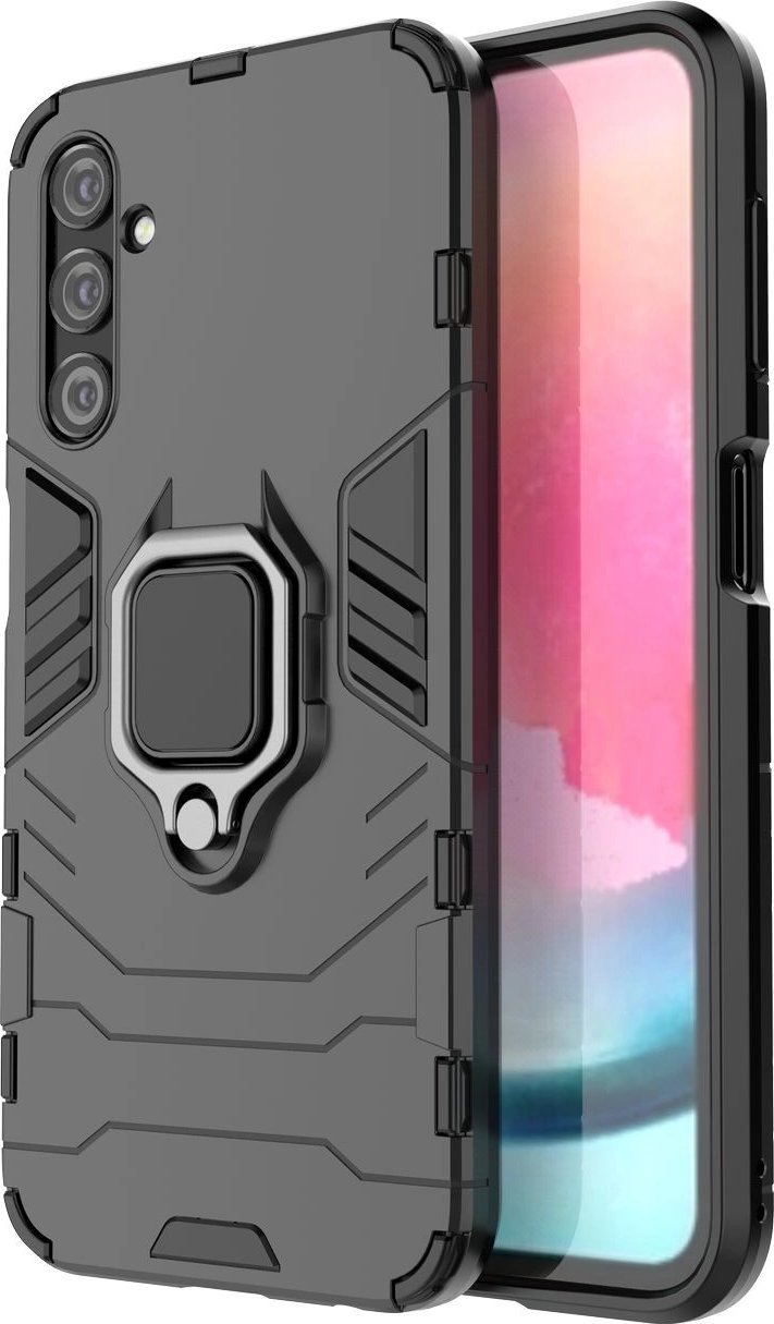 Hurtel Ring Armor etui do Samsung Galaxy A24 4G pancerny pokrowiec uchwyt magnetyczny ring czarne