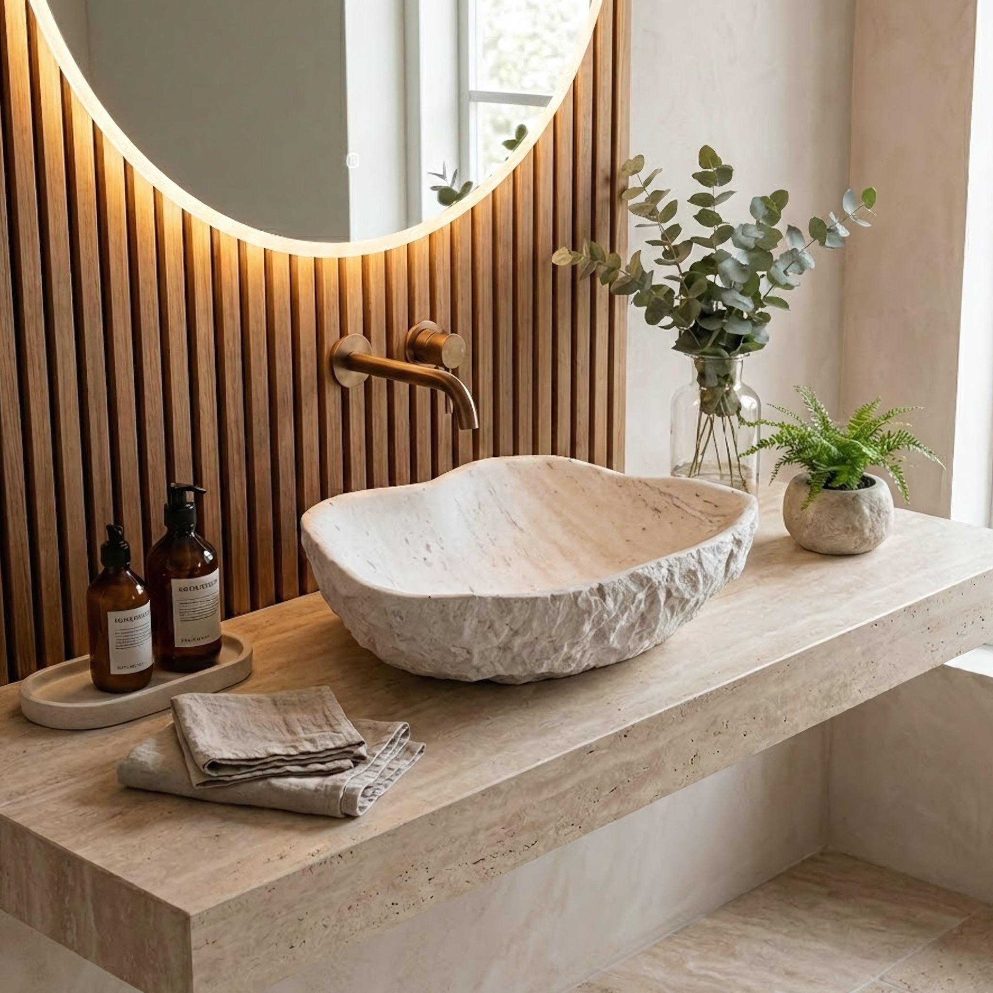 Umywalka nablatowa Rea Isla Shiro