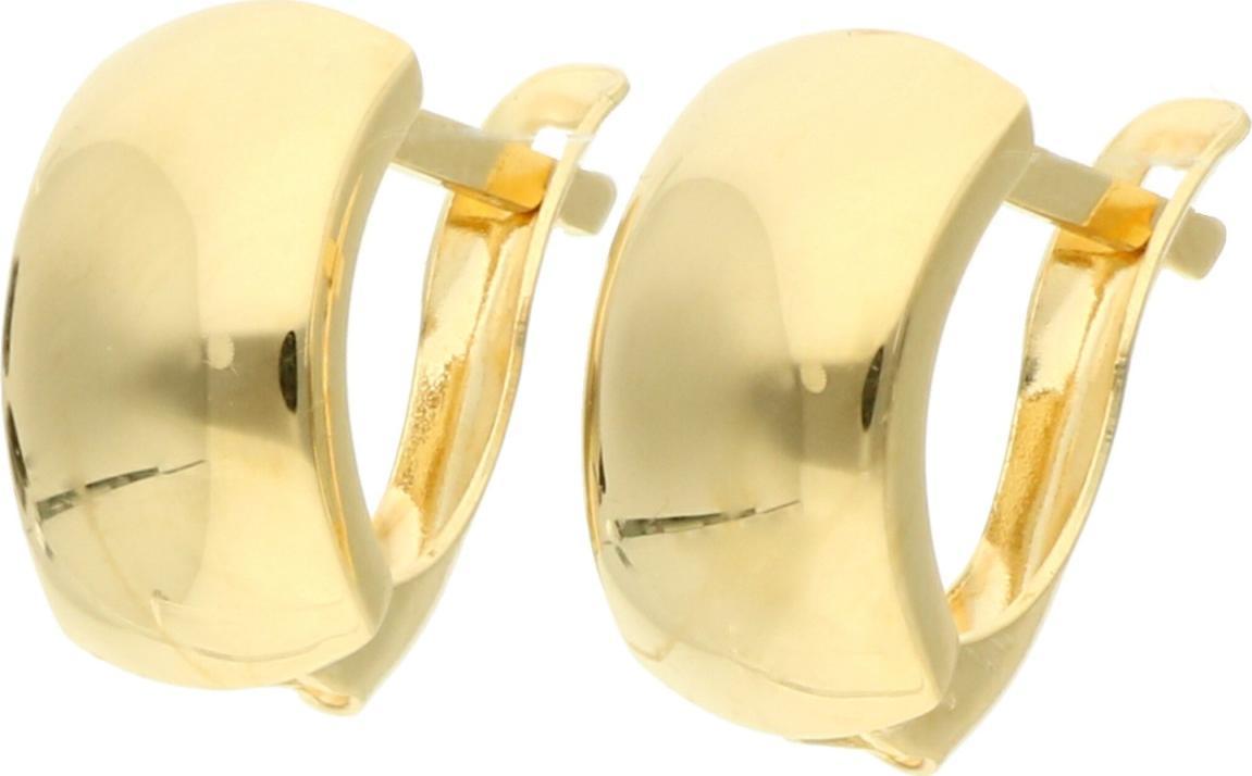 Rosanto Klasyczne gładkie kolczyki na zapięcie angielskie 585 14k