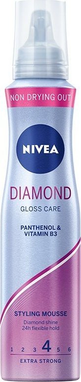 Nivea Hair Styling Diamond Gloss Care Pianka do włosów 150ml