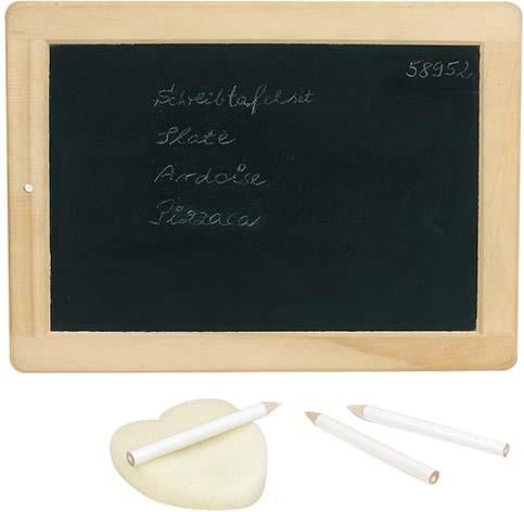 Goki Mała tablica z kredkami i gąbką - 212693
