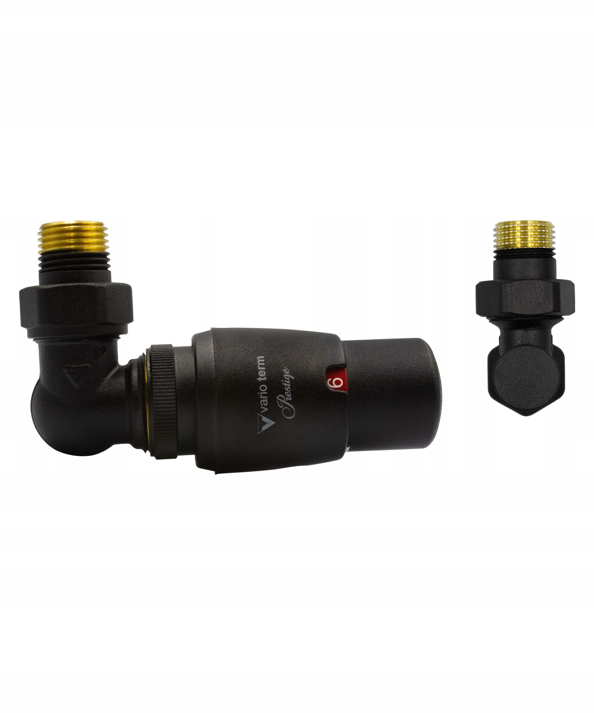 Vario Term zestaw termostatyczny MASTER lewy czarny strukturalny EMAGS0214CFK/L