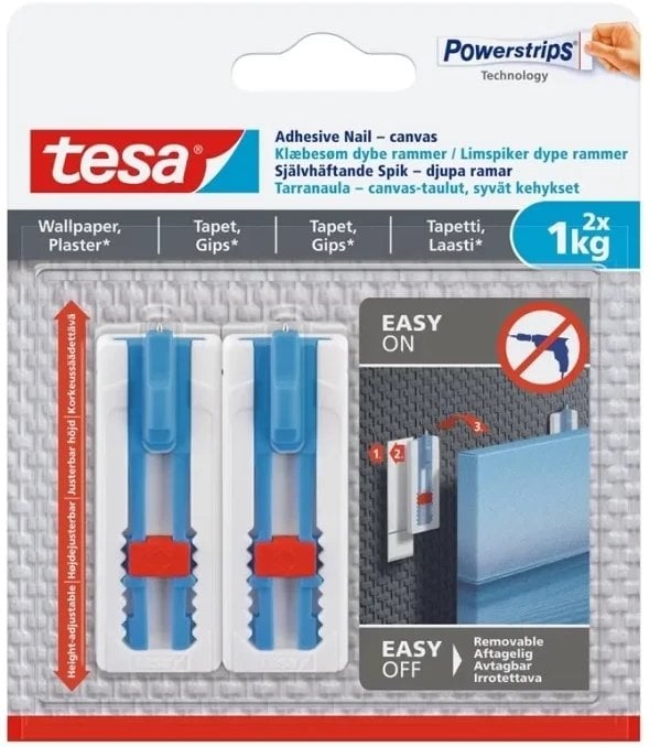 HOOKS FOR CANVAS 77778 2X1KG WITH NAIL