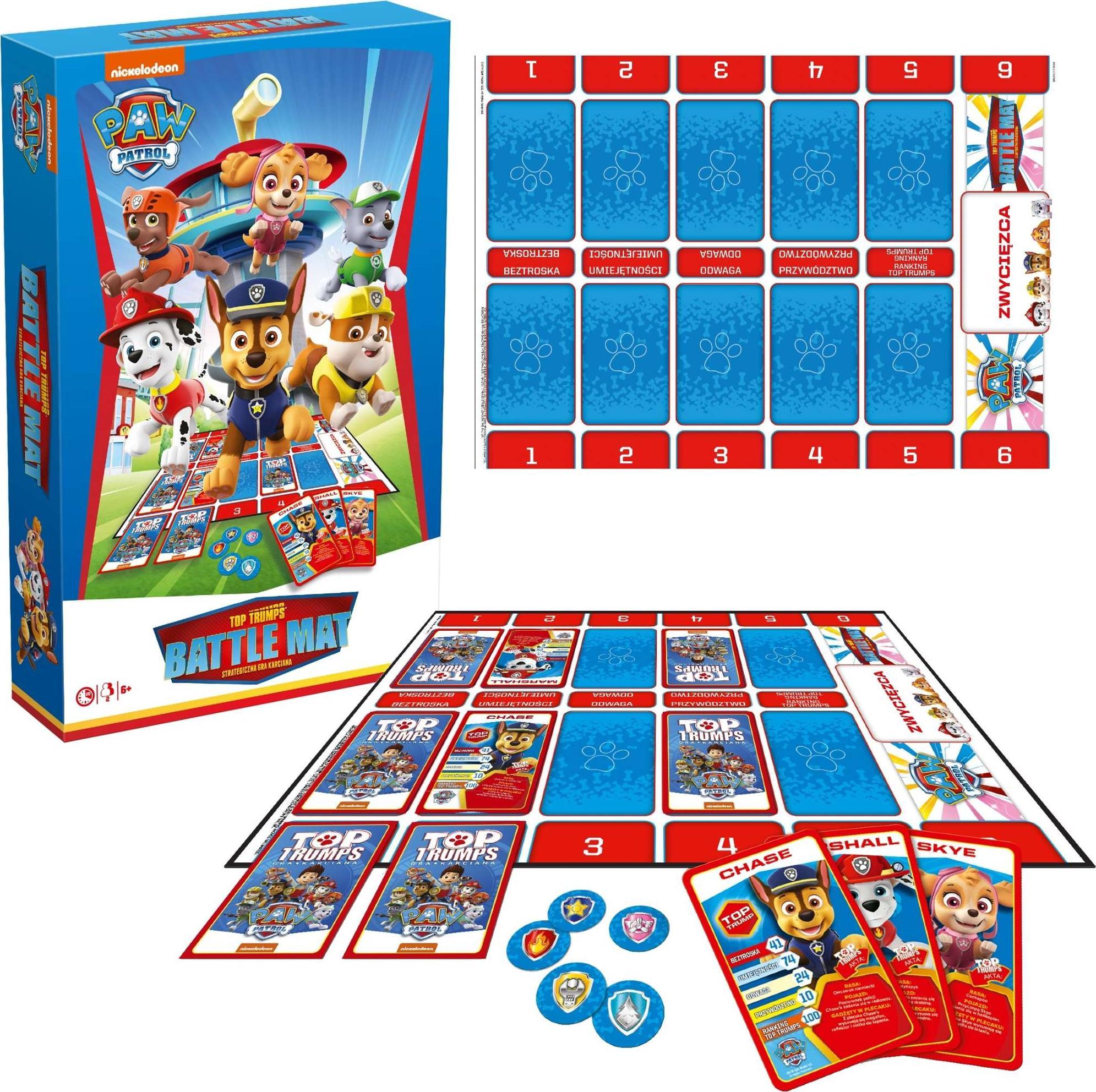 Winning Moves Top Trumps Battle Mat Psi Patrol