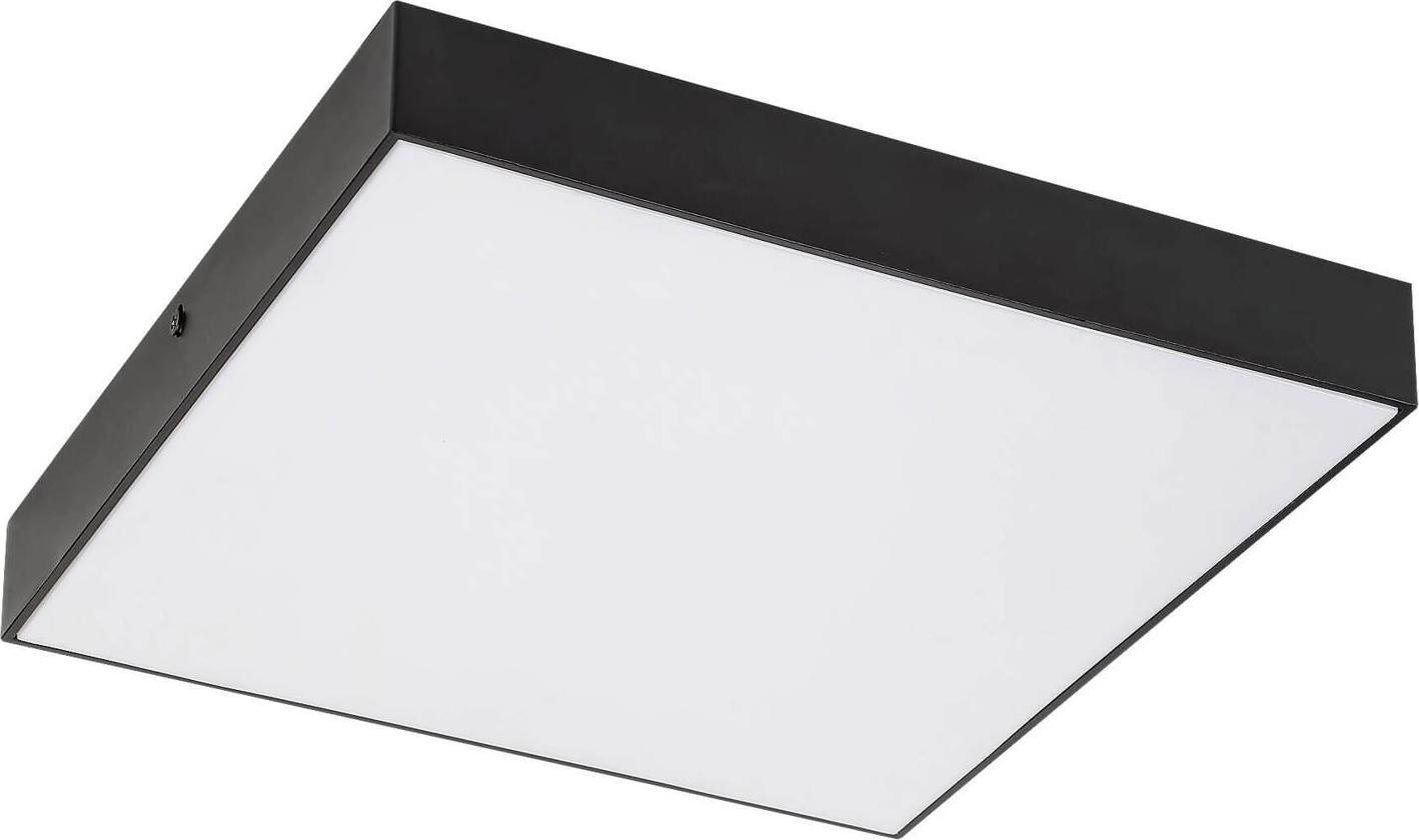 Lampa sufitowa Rabalux Plafon LAMPA sufitowa TARTU 7899 Rabalux łazienkowa OPRAWA plafoniera LED 18W 2800K - 6000K metalowa kwadratowa IP44 czarna
