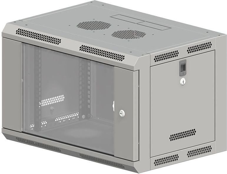 Szafa Q-Lantec Wisząca 19" 9U (SW-9U-600-500-N-DSJ-OP-RP-B-S)