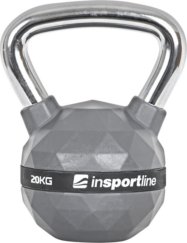 Kettlebell inSPORTline PU gumowany 20 kg