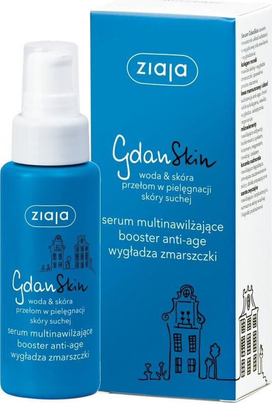 Ziaja Serum do twarzy GdanSkin Booster Anti-Age nawilżające 50ml