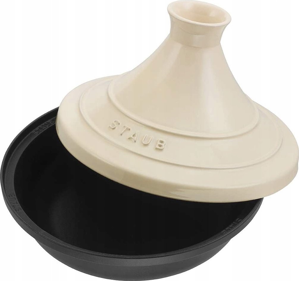 STAUB Staub Tajine 20cm round, cream cast iron, Tagine specialities