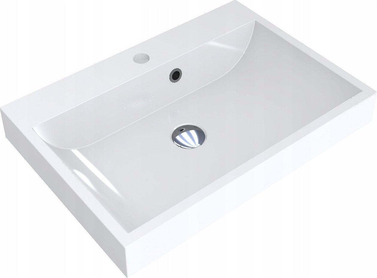 Umywalka Miraggio Umywalka nablatowa prostokątna 60 x 42 cm