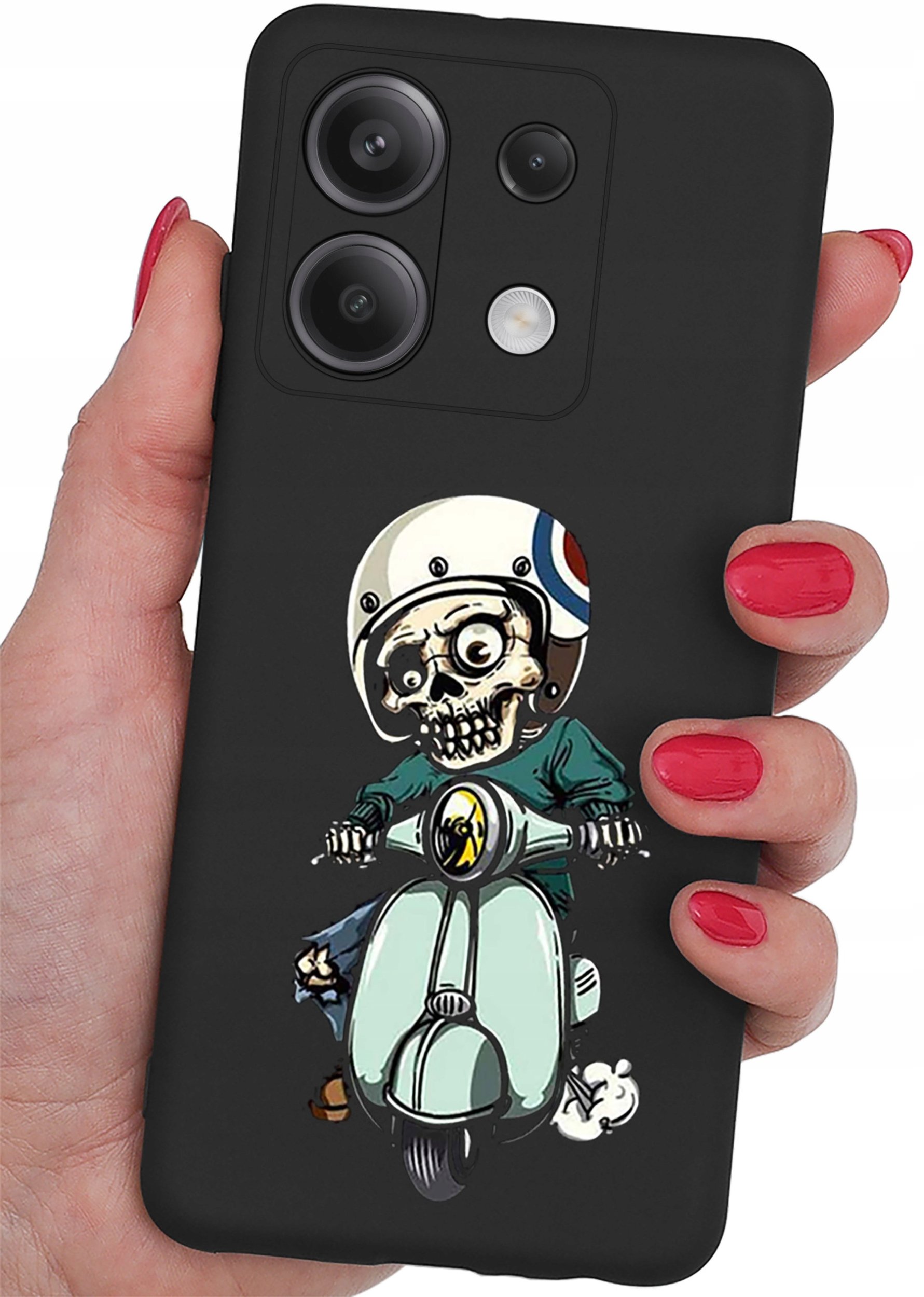 Etui do Xiaomi Redmi Note 13 5G CASE WZORY SOFT MATT PLECKI + SZKŁO 9H