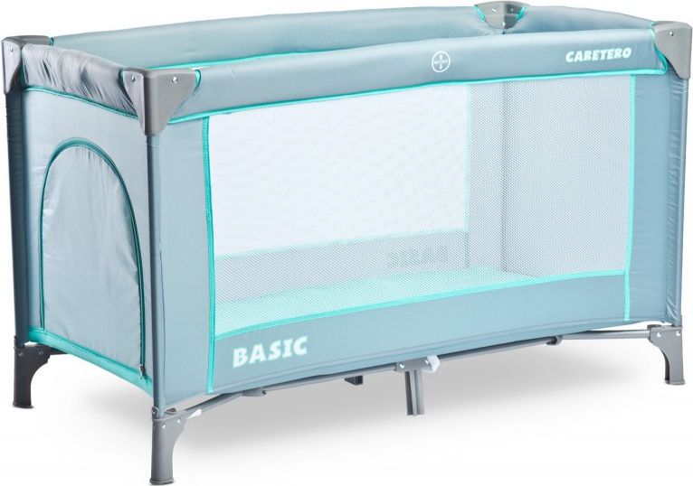 Caretero Łóżeczko turystyczne Basic Szare