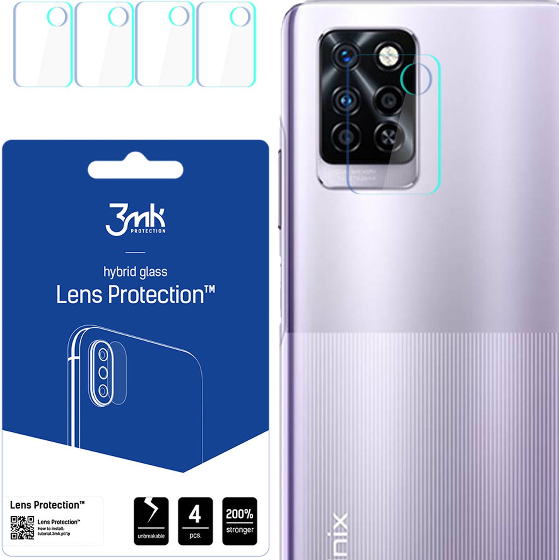 INFINIX NOTE 10 PRO - 3MK LENS PROTECTION