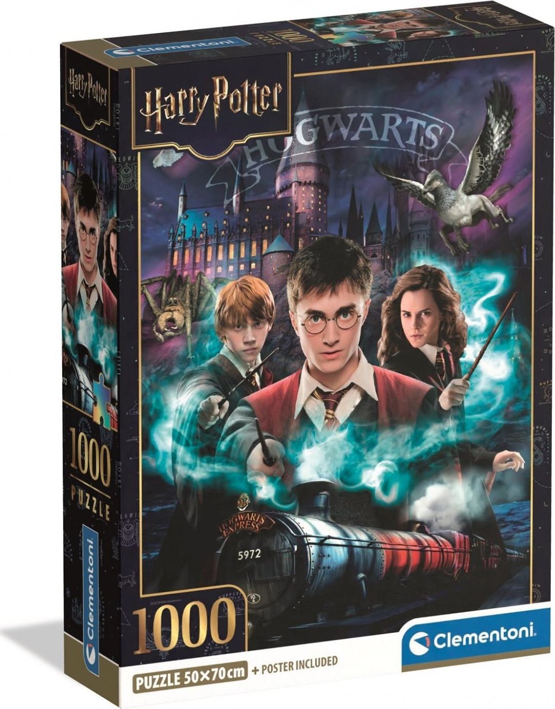 Clementoni Puzzle Compact Harry Potter 1000 elementów (37047)