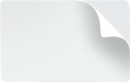 Zebra Karty PVC samoprzylepne białe 500szt (104523-010)