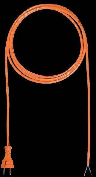 Kabel zasilający Bachmann 249.875 kabel zasilające Pomarańczowy 3 m