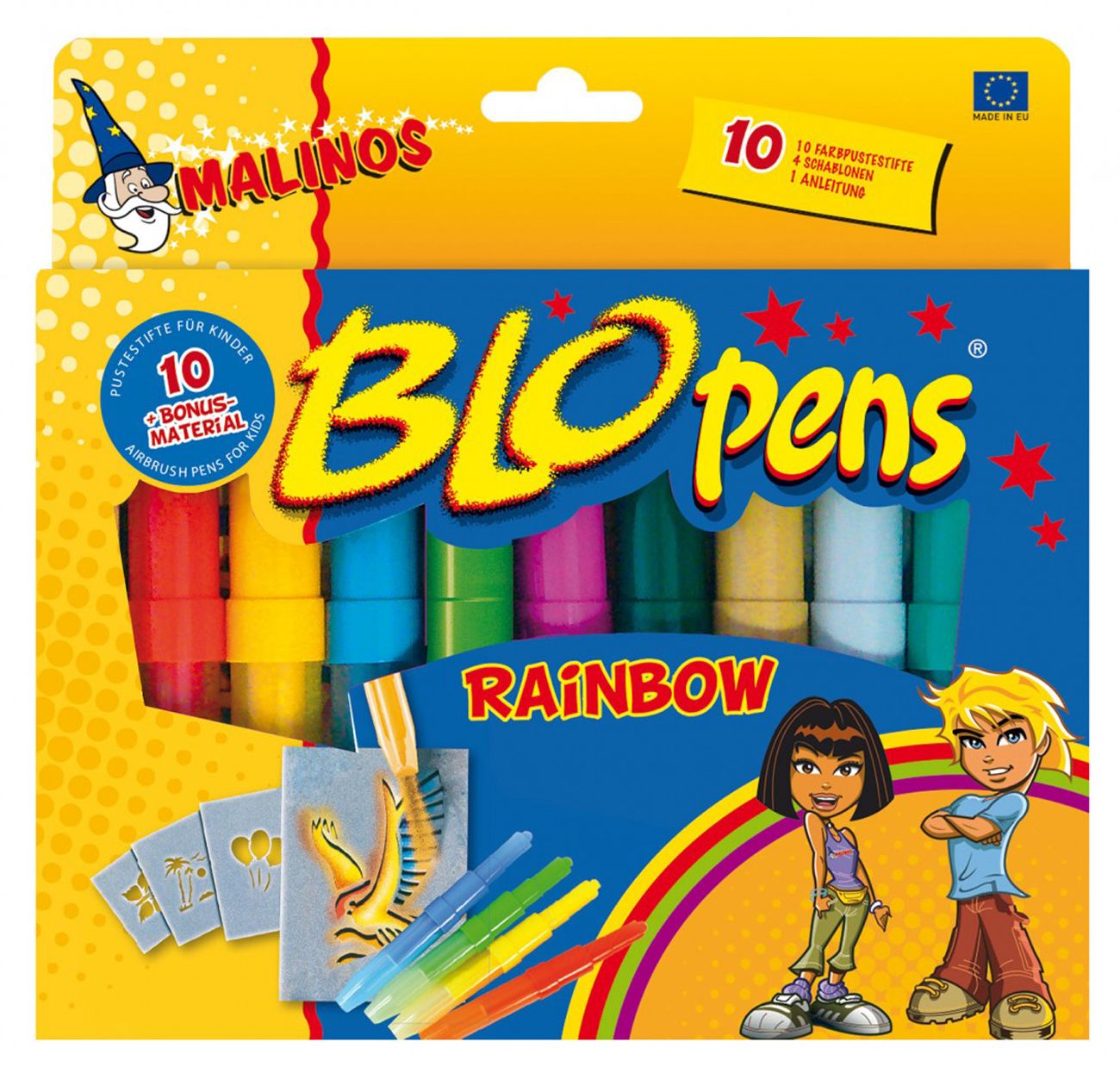 Malinos Blopens Rainbow 10 sztuk