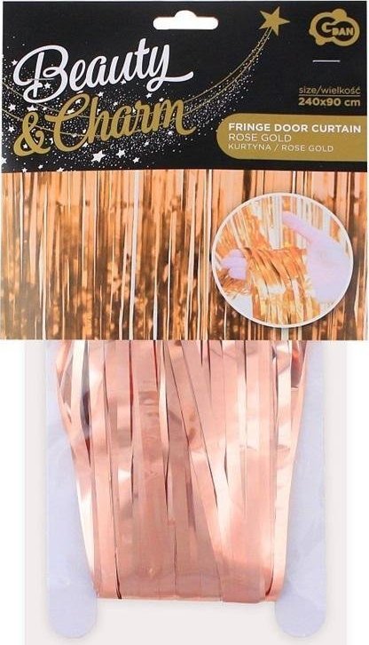 GoDan Kurtyna różowe złoto 90x240cm