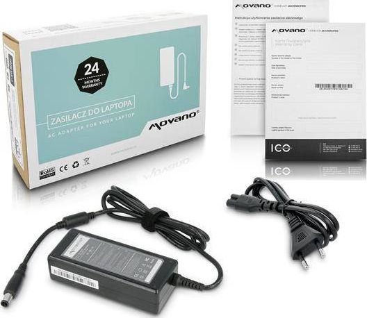 Zasilacz do laptopa Movano 45 W, 5 mm, 2.3 A, 19.5 V (ZZ/DEL195231)