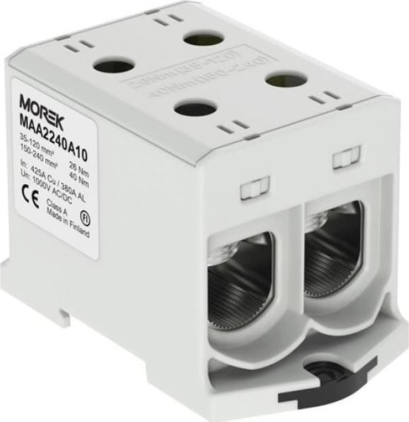 MOREK Złączka OTL240-2 kolor szary 2xAl/Cu 35-240mm2 1000V Zacisk uniwersalny MAA2240A10