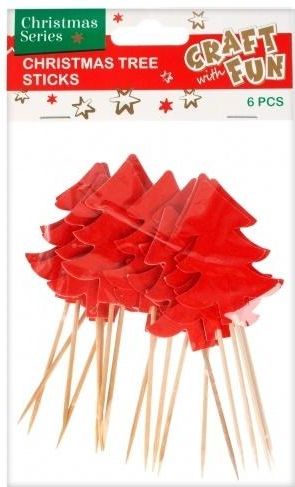 Craft with Fun Ozdoba dekoracyjna patyk choinka