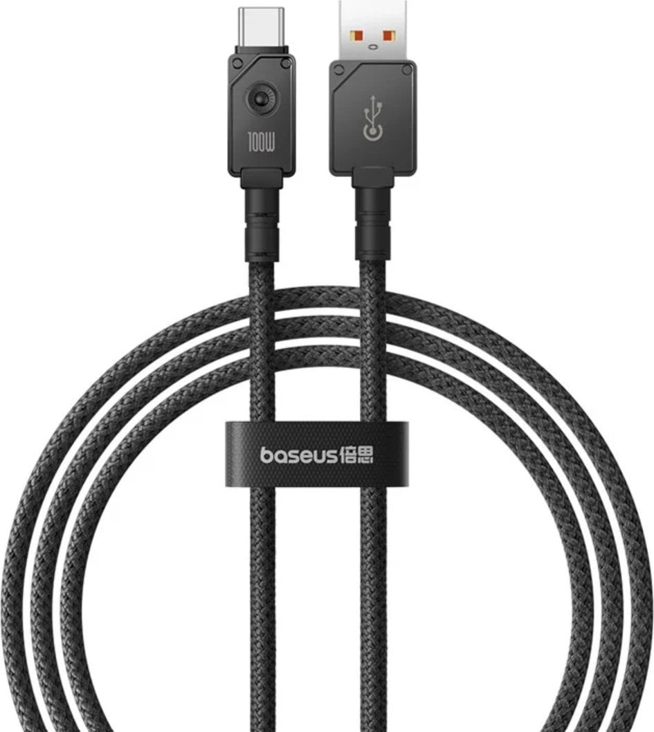 Kabel USB Baseus USB-A - USB-C 1 m Czarny (P10355801111-00)