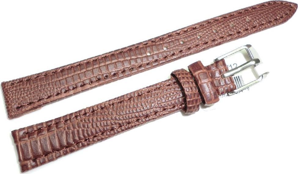 JVD Skórzany pasek do zegarka 12 mm JVD R15102-12 uniwersalny