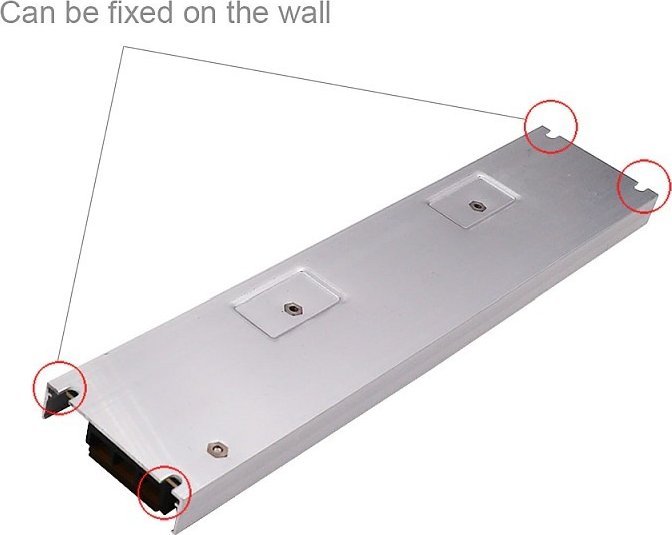 Aigostar Oprawa oświetleniowa na dwie rurki świetlne 0.6m Oprawa oświetleniowa na dwie rurki świetlne 0.6m